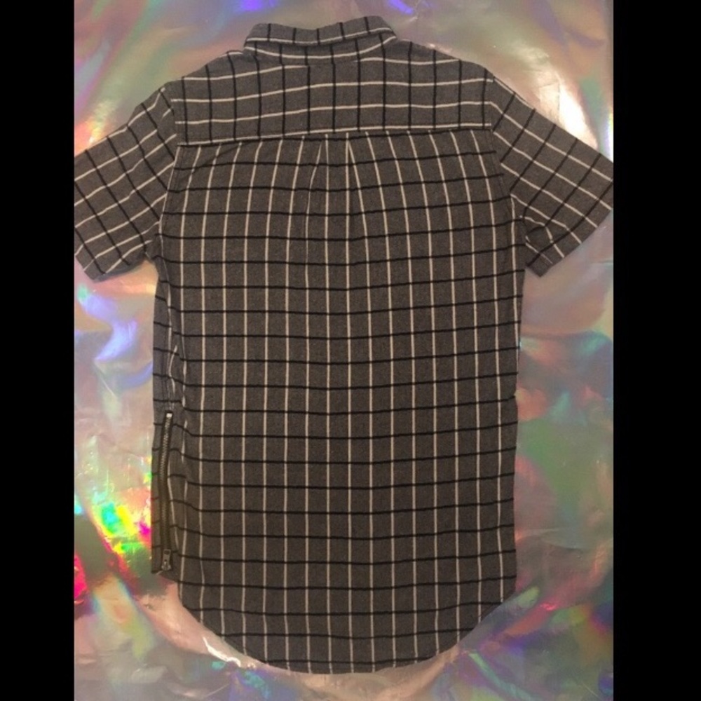 Side Zipper Button Down - Picture 5 of 6